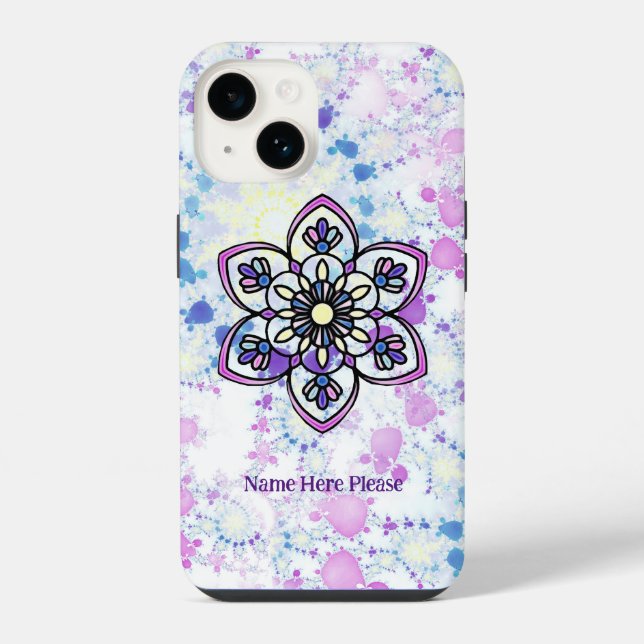 Spring Mandala iPhone / iPad Gehäuse 14 Hülle (Rückseite)