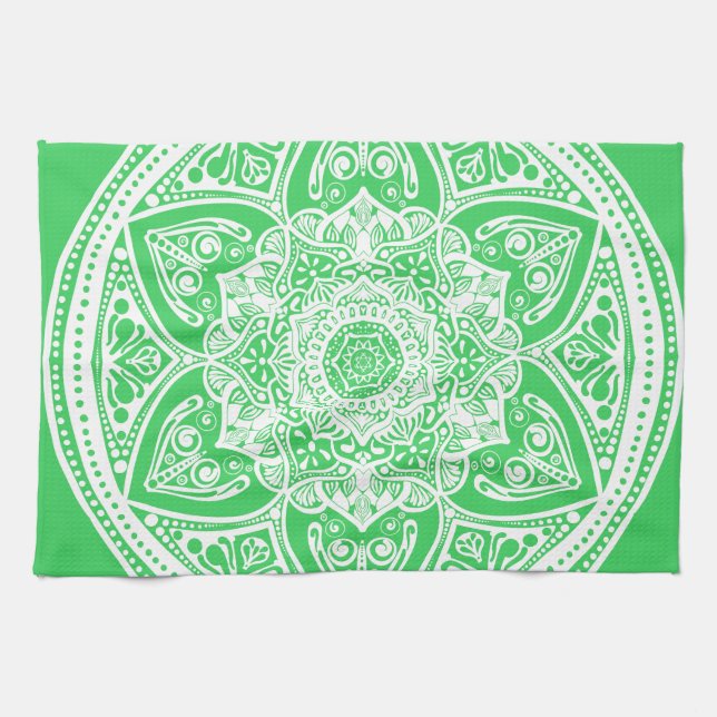 Spring Mandala Küchentuch (Horizontal)