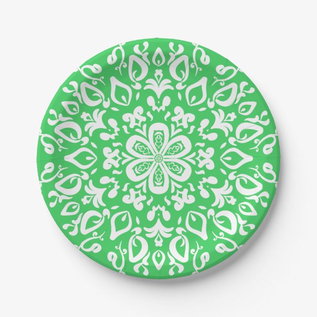 Spring Mandala Pappteller (Vorderseite)