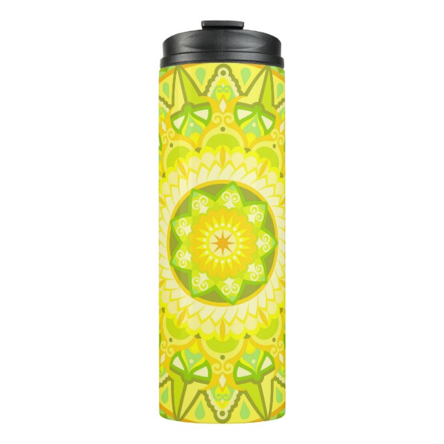 Spring Mandala Thermosbecher (Vorderseite)