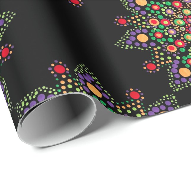 Spring Mandala - Wrapping Paper Geschenkpapier (Rolleneckpunkt)