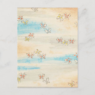 Spring Misty Blume Postkarte