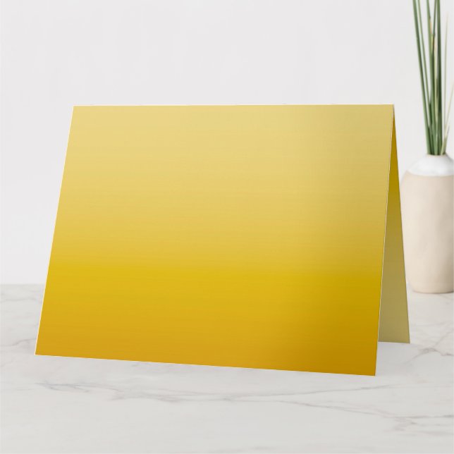 SPRING MOOD – Soft Yellow | deep to light |  Dankeskarte (Vorderseite)