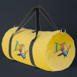 SPRING MOOD – Soft Yellow | deep to light | Duffle Bag<br><div class="desc">A soft yellow gradient with gentle depth creates a warm and uplifting spring atmosphere. Flowing from deep to light, this Sunny Warm tone adds subtle energy while remaining elegant and minimal. Ideal as a versatile background, statement design, or customizable template for your creative projects.</div>