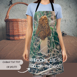 Spring Morel Mushroom Schürze