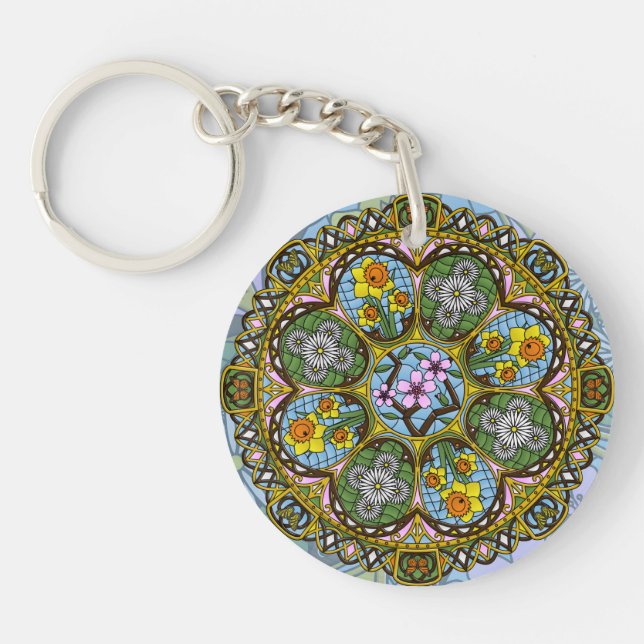 Spring Nouveau Acrylic Schlüsselanhänger (Vorderseite)