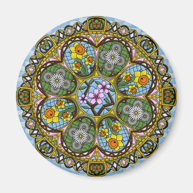 Spring Nouveau Magnet (Vorne)
