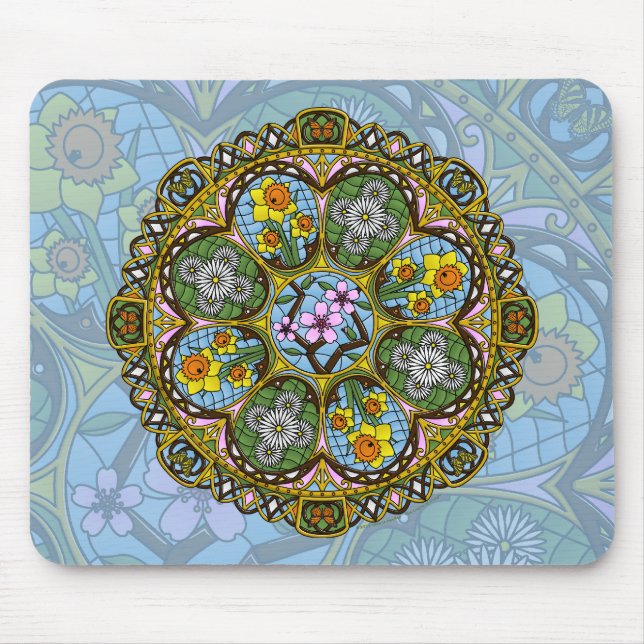 Spring Nouveau Mousepad (Vorne)