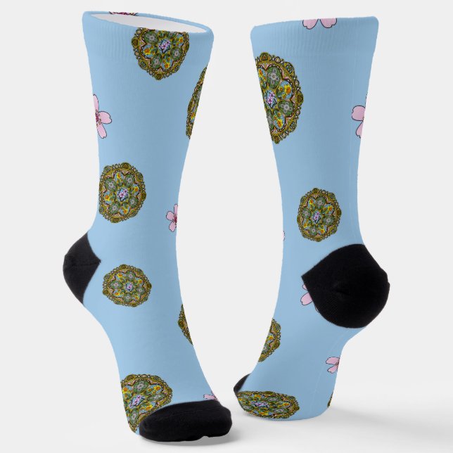 Spring Nouveau Socken (Gewinkelt)