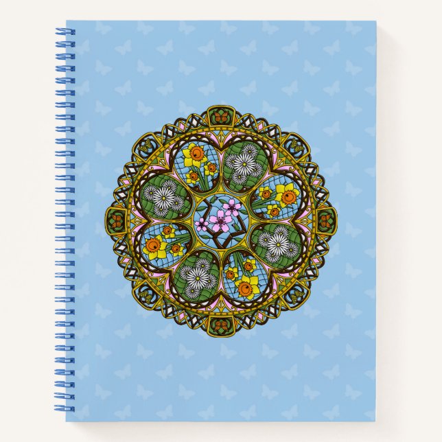 Spring Nouveau Spiral Notebook Notizbuch (Vorderseite)