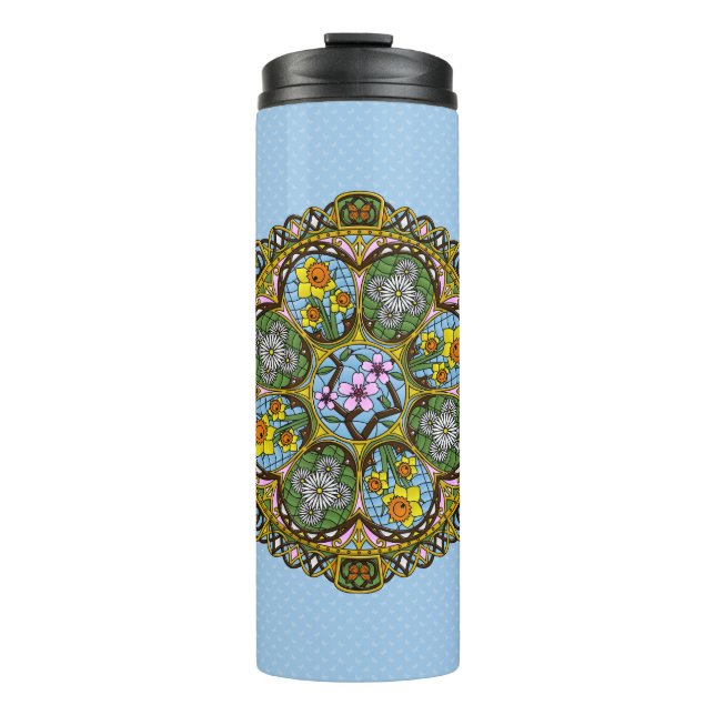 Spring Nouveau Thermal Tumbler Thermosbecher (Vorderseite)
