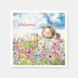 Spring Party Napkins Serviette