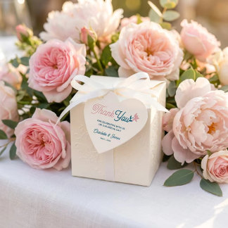 Spring Pastel Petals Favor Tags Geschenkanhänger