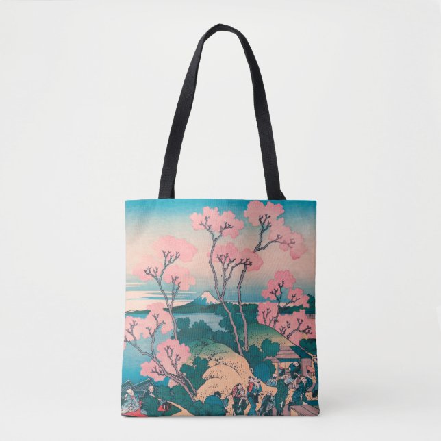 Spring Picnic unter den Blume des Kirschbaums Mont Tasche (Vorderseite)