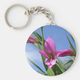 Spring Pink Blume Schlüsselanhänger
