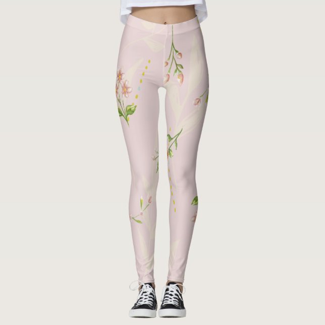 SPRING PINK LEGGINGS (Vorderseite)