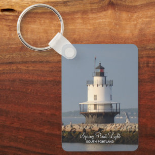Spring Point South Portland Lighthouse Schlüsselanhänger