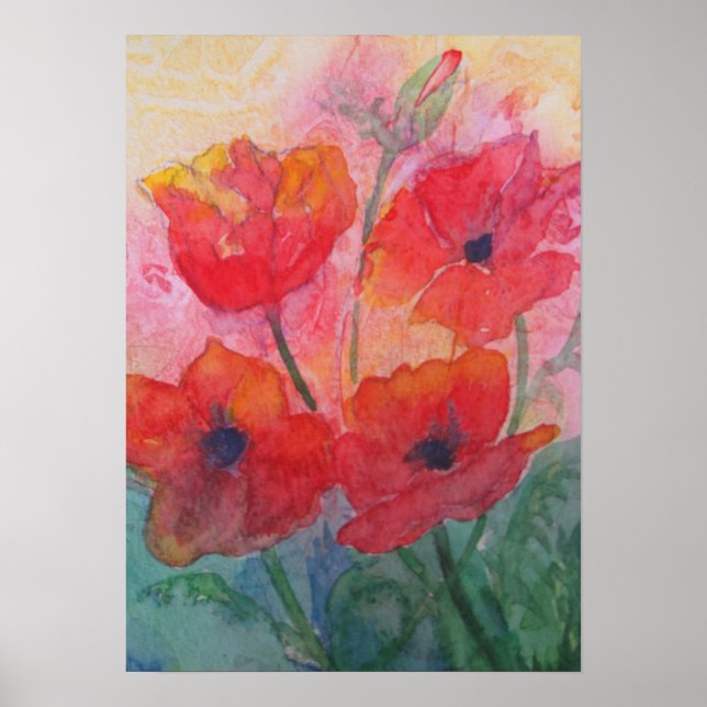 Spring Poppies Poster (Vorne)