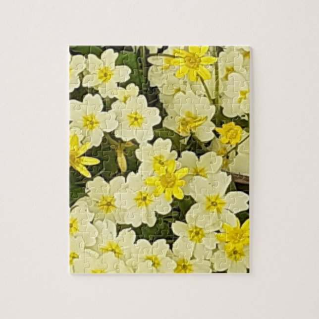 Spring Primroses Jigsaw Puzzle (Vertikal)
