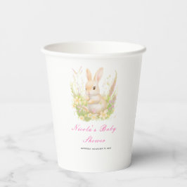 Spring Rabbit Baby Dusche Pappbecher