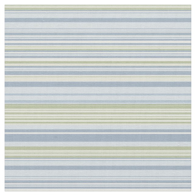 Spring Rain and Tropical Blue Stripes Stoff (Nahaufnahme)