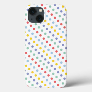 Spring Rainbow Polka Dot Pattern iPad Mini Case