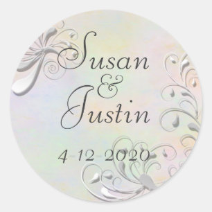 Spring Rhapsody Round Stickers