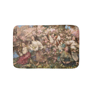 Spring Roundelay (von Edward Atkinson Hornel) Badematte