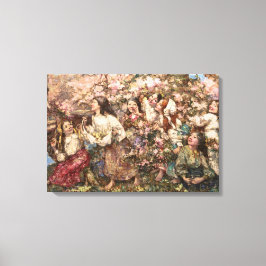 Spring Roundelay (von Edward Atkinson Hornel) Leinwanddruck