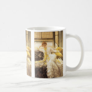 Spring (Seaside) by James Tissot, Vintage Portrait Kaffeetasse