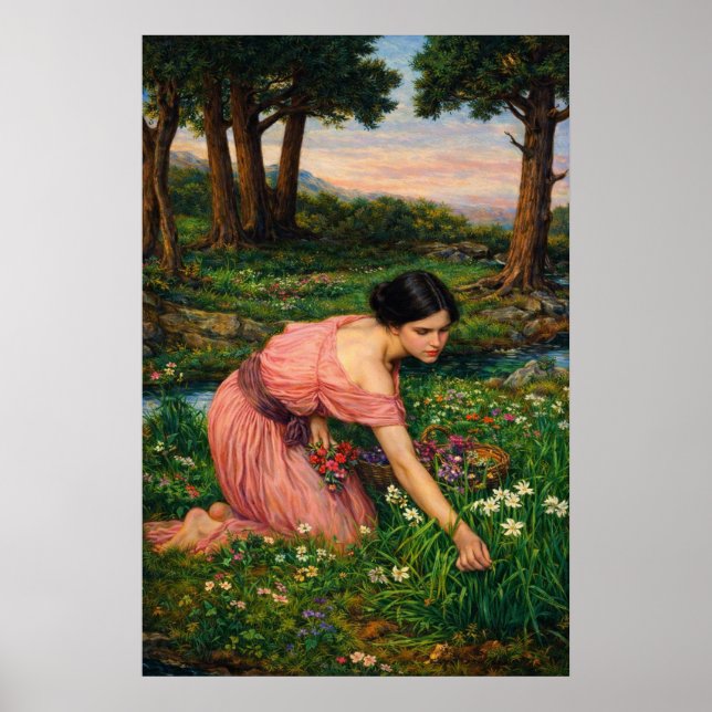 Spring Spreads One Green Lap of Flowers Poster (Vorne)