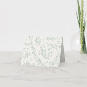 Spring Sprigs Muted Sage - Neutral Dankeskarte