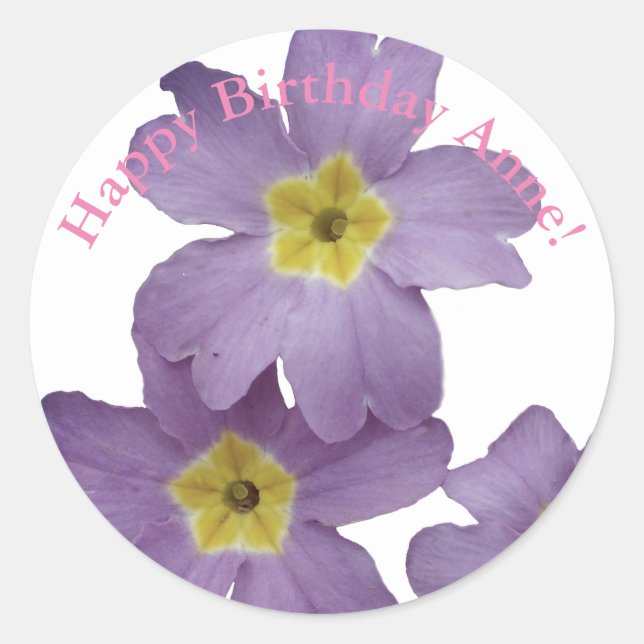 Spring Sprung Round Sticker (Vorderseite)