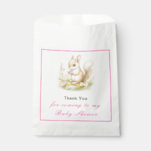 Spring Squirrel Baby Dusche Geschenktütchen