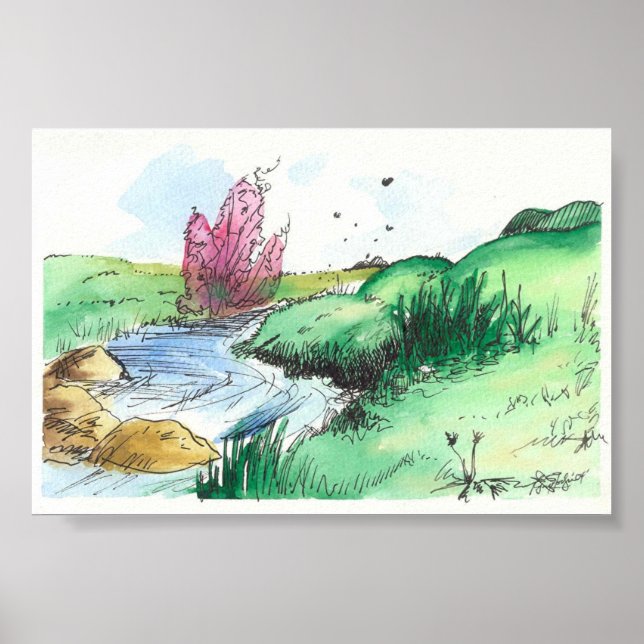 Spring Stream Poster (Vorne)