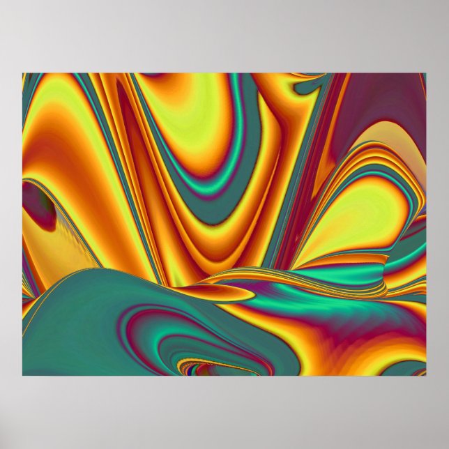 Spring Summer Autumn Flowers Magic Poster (Vorne)