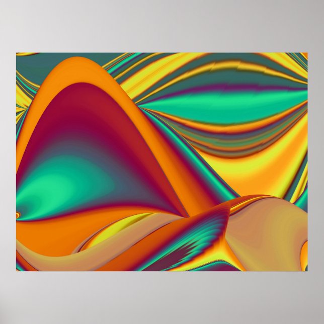 Spring Summer Autumn Flowers Magic Poster (Vorne)