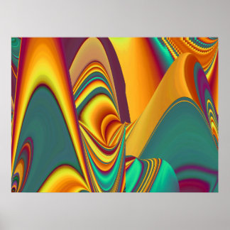 Spring Summer Autumn Flowers Magic Poster