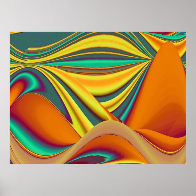 Spring Summer Autumn Flowers Magic Poster (Vorne)