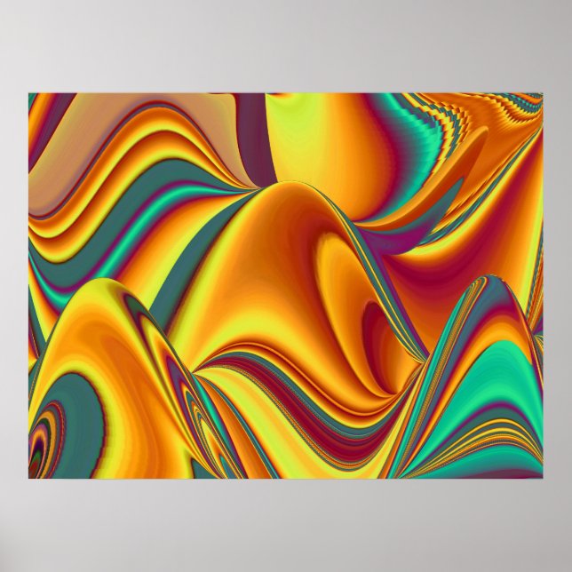 Spring Summer Autumn Flowers Magic Poster (Vorne)