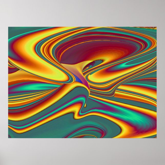 Spring Summer Autumn Flowers Magic Poster (Vorne)