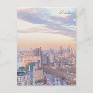 Spring Sunset, London Postkarte