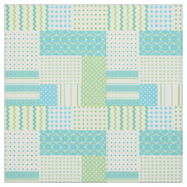 Spring Sunshine Imitate Patchwork Muster Fabric Stoff
