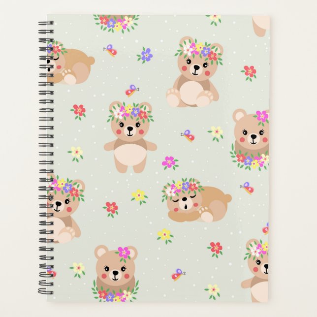 Spring teddy bear (Devant)