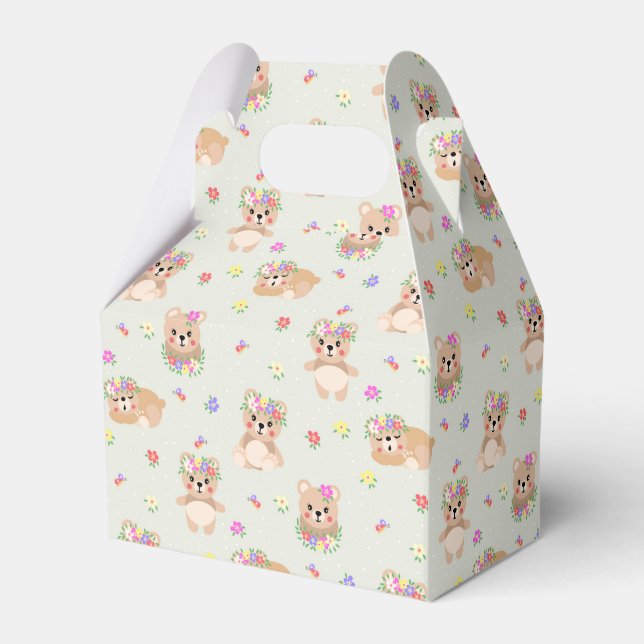 Spring teddy bear geschenkschachtel (Vorderseite)