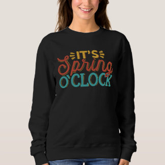 Spring Time Flowers 2023 Vintage Garden Springtime Sweatshirt