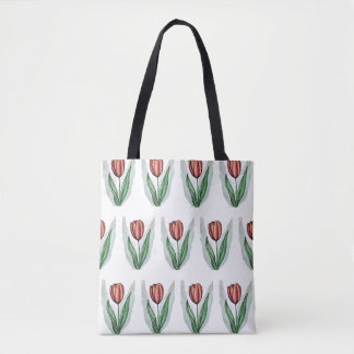 Spring Tulip: Ein Symbol für Liebe & Neuanfang Fl Tasche