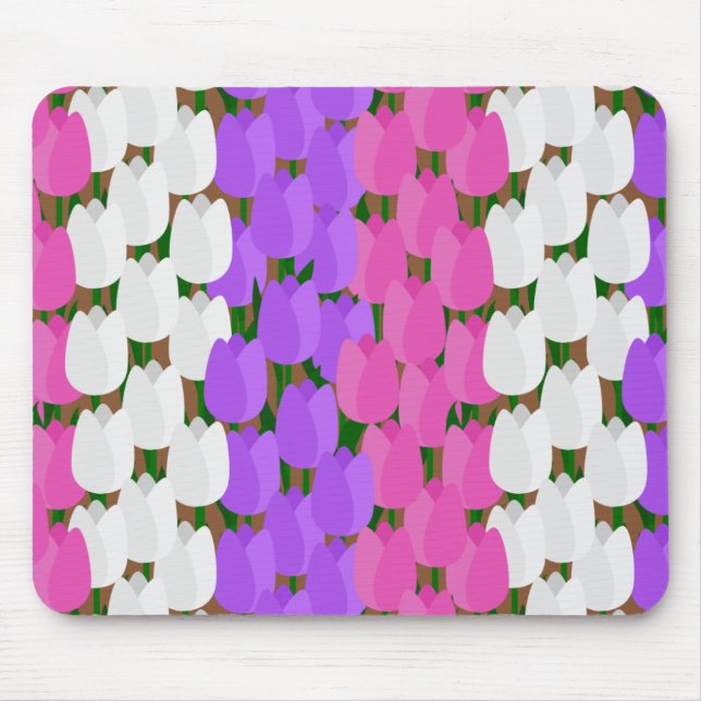 Spring Tulip Field Mousepad (Vorne)