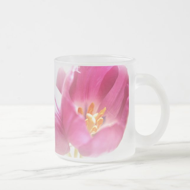 Spring Tulips Mattiert Glass Tasse (Rechts)