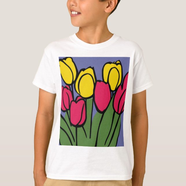 Spring Tulips T-Shirt (Vorderseite)